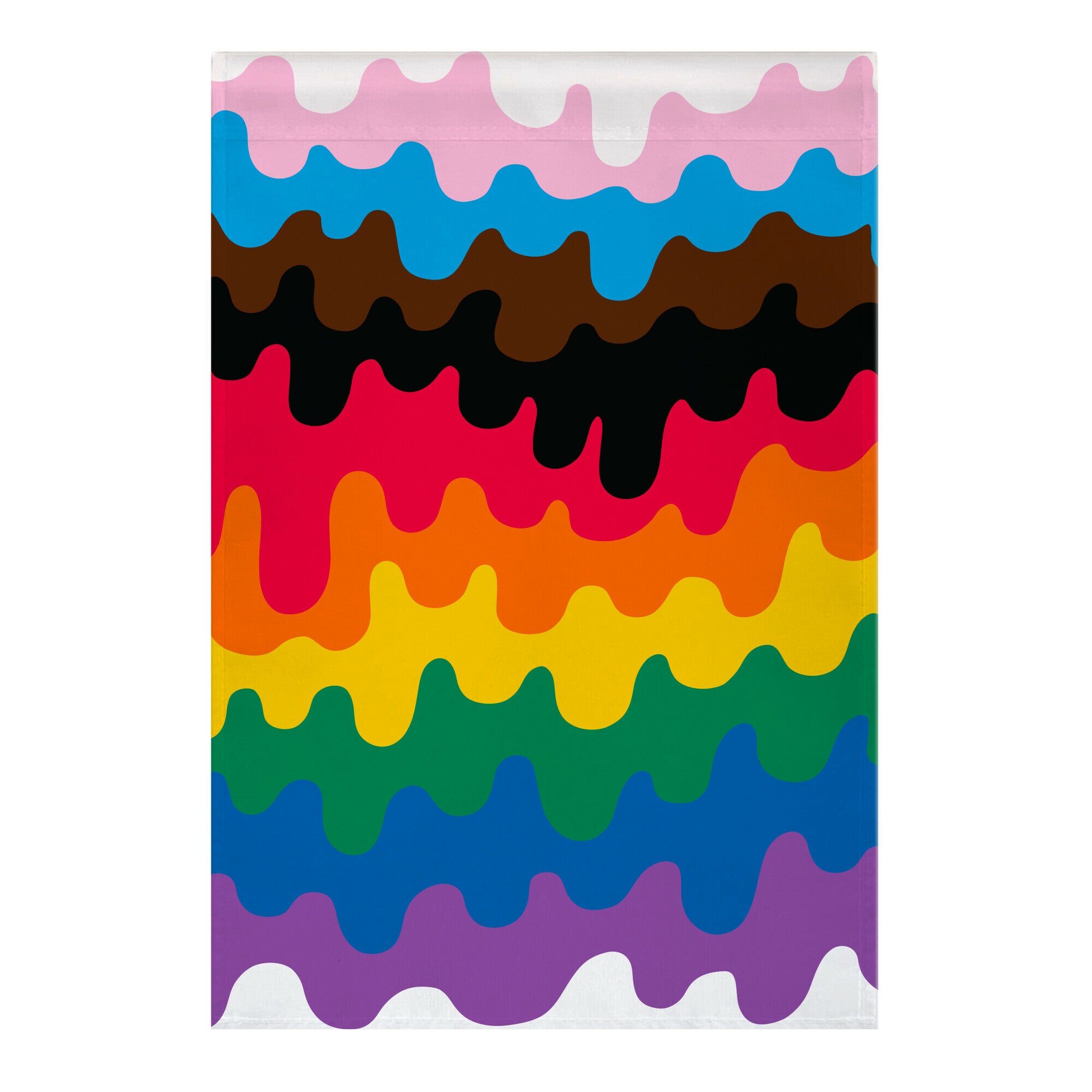 Pride Drip Garden Flag